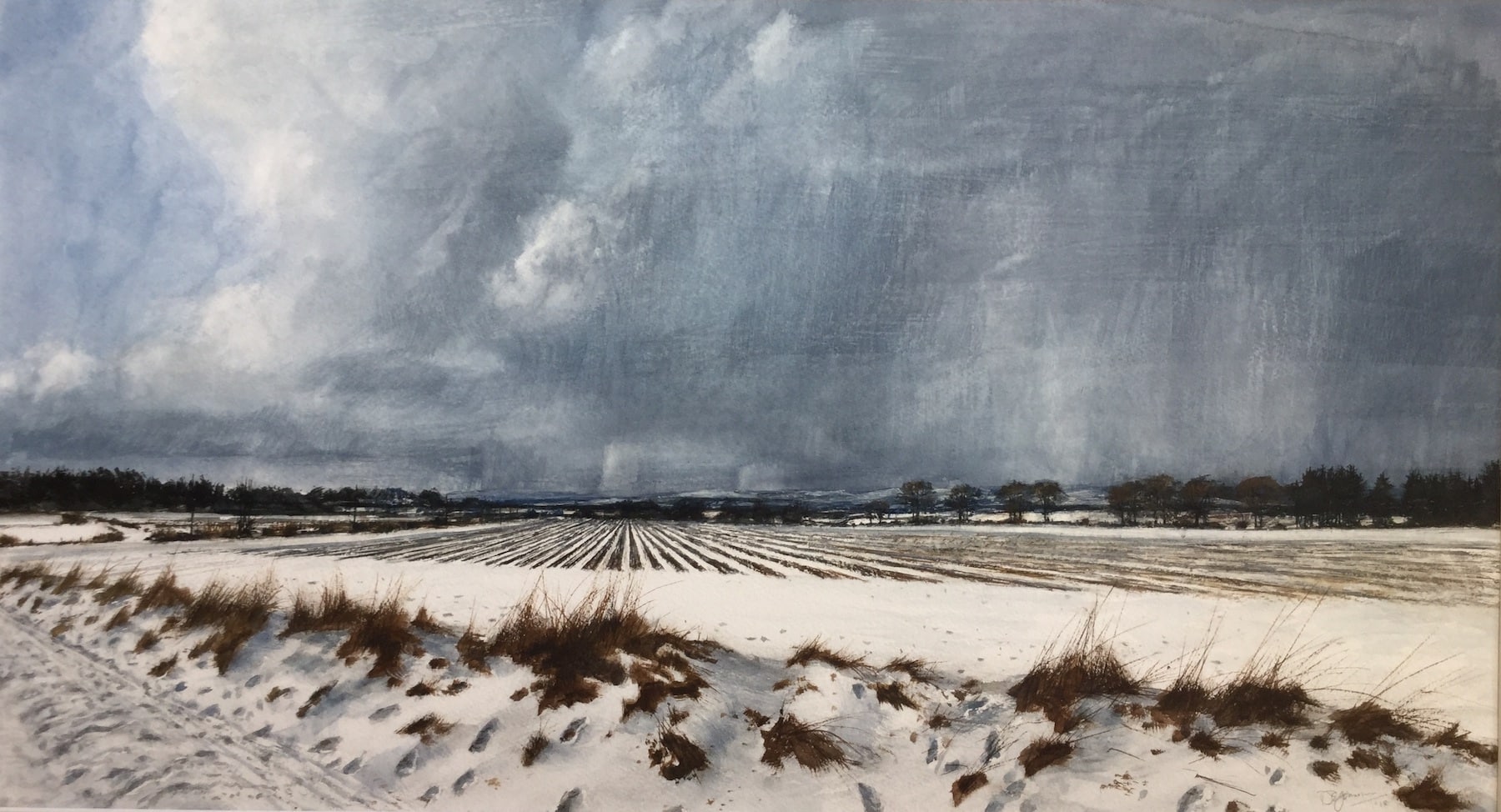 Snow clouds over The Grampians